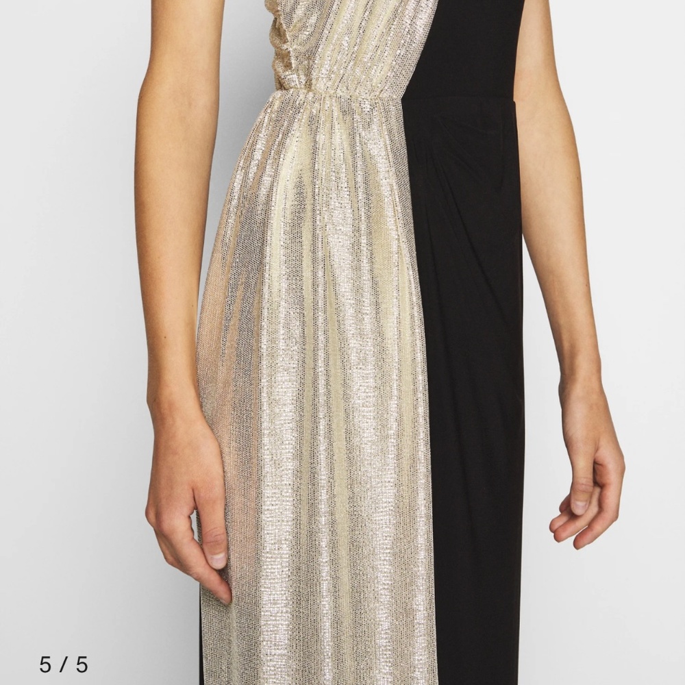 Ralph Lauren one shoulder gown